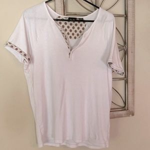 Armani exchange white casual tee